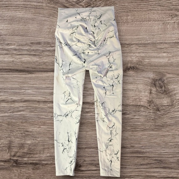 Echt cropped marble print high waist leggings sz M nwot 010 - Picture 2 of 5